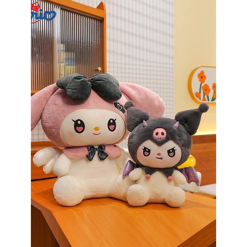 [RB] Boneka kuromi New Demon Kuromi & Angel My Melody Doll - Desain Bagus