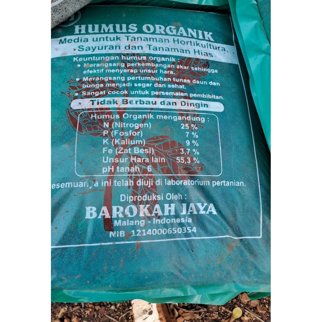 pupuk humus organik