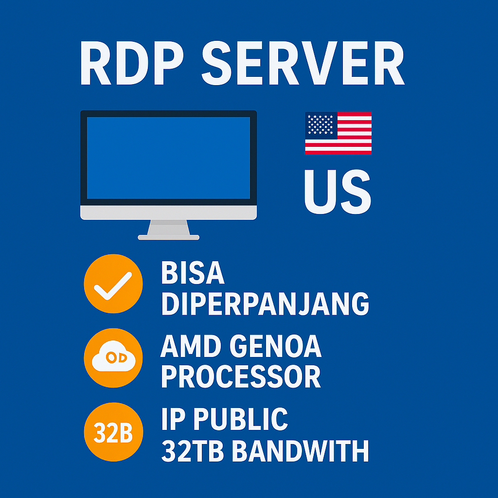 RDP Windows 1 BULAN - Bisa Diperpanjang