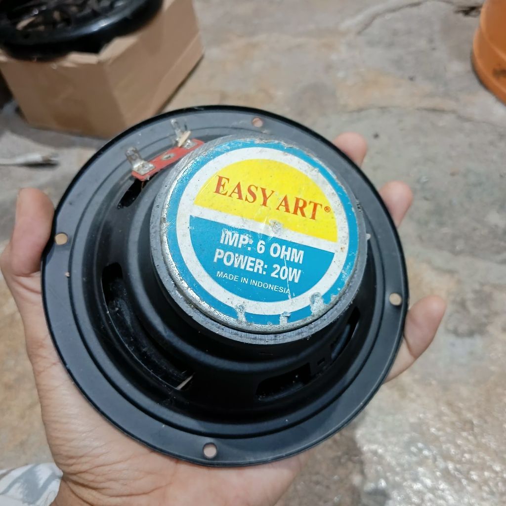 Speaker 5 inch Easy art Woofer bekas second original