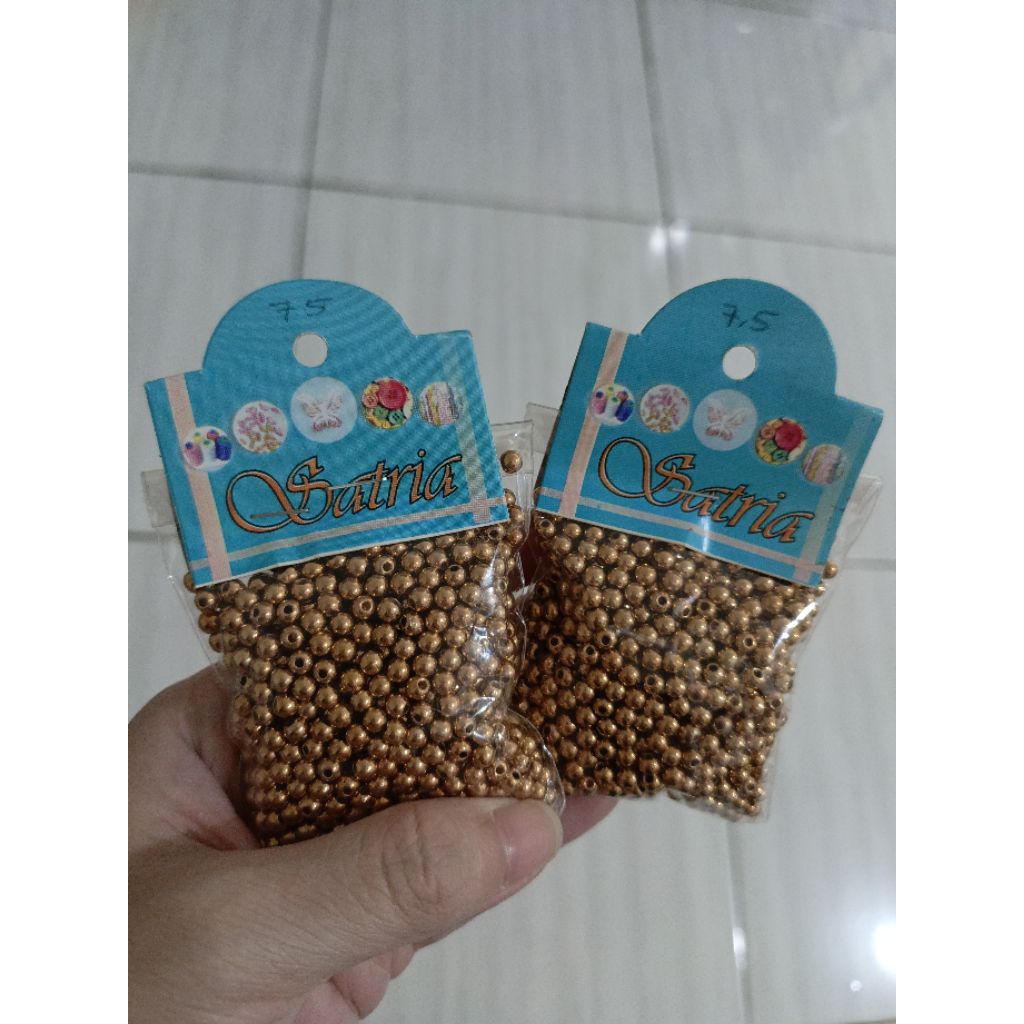 2 pack mote emas gold 4mm