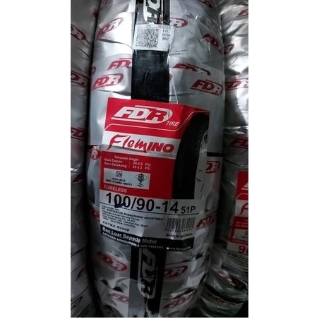 BAN FDR FLEMINO 100/90-14 TUBELESS 14