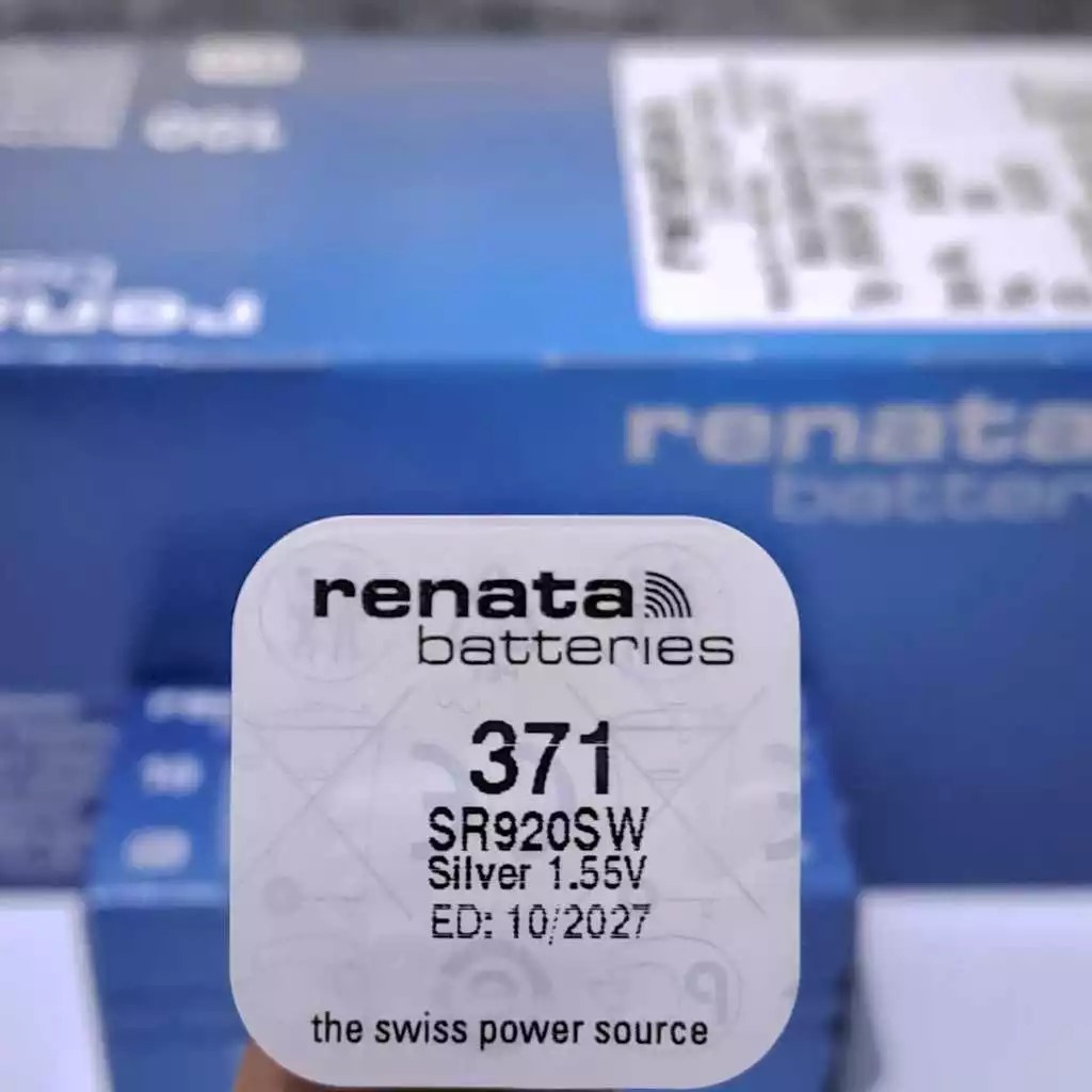 Baterai Renata 371 SR920SW Original Swiss Made Batre Jam Tangan 920 SR920 SR920W LR920 1.55 Volt