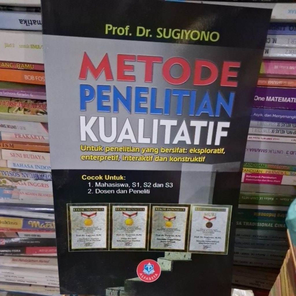buku metode penelitian kualitatif prof.dr.sugiono buku bekas