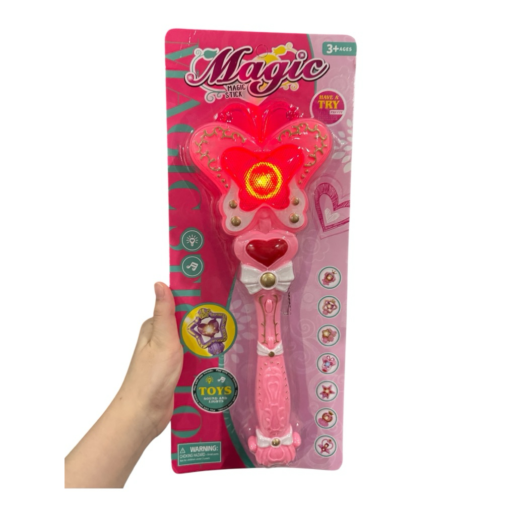 Mainan Magic Stick Tongkat Peri Lampu Musik