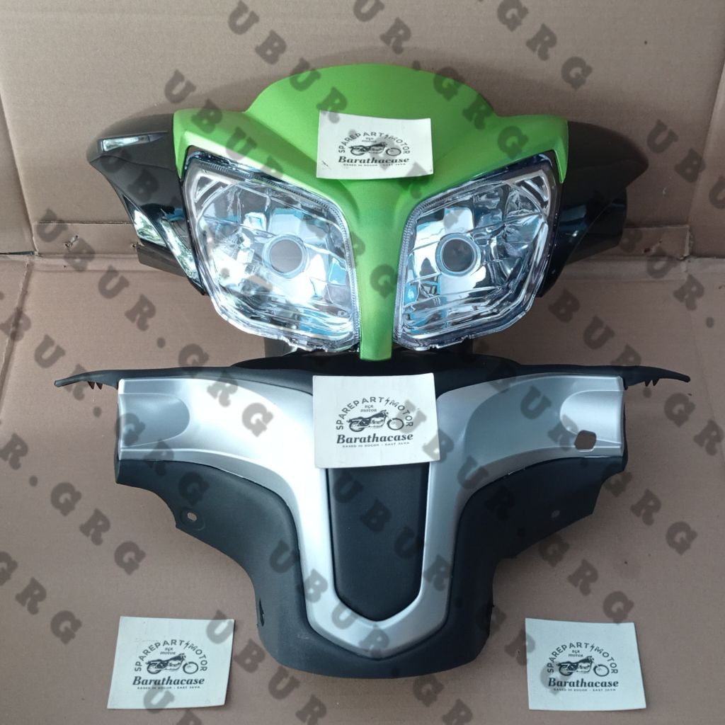 Batok Kepala Depan Belakang Yamaha Jupiter Z1 Robot Warna Hijau || Body Depan Motor Yamaha Jupiter Z