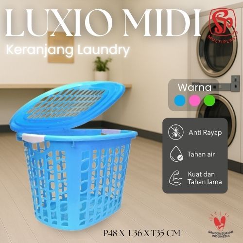 Keranjang Baju Keranjang Laundry LUXIO MIDI MULTIPLAST