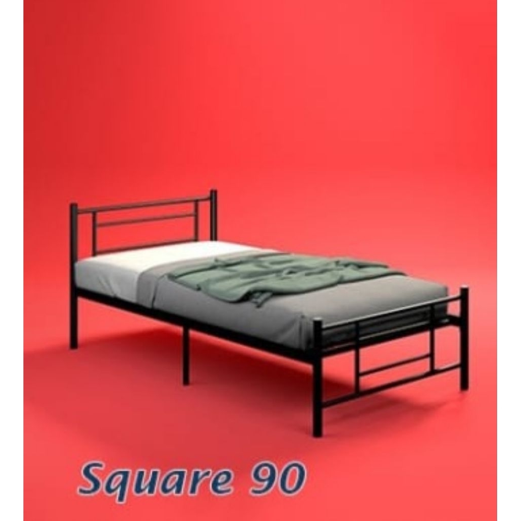 Ranjang Besi Orbitrend Square 90