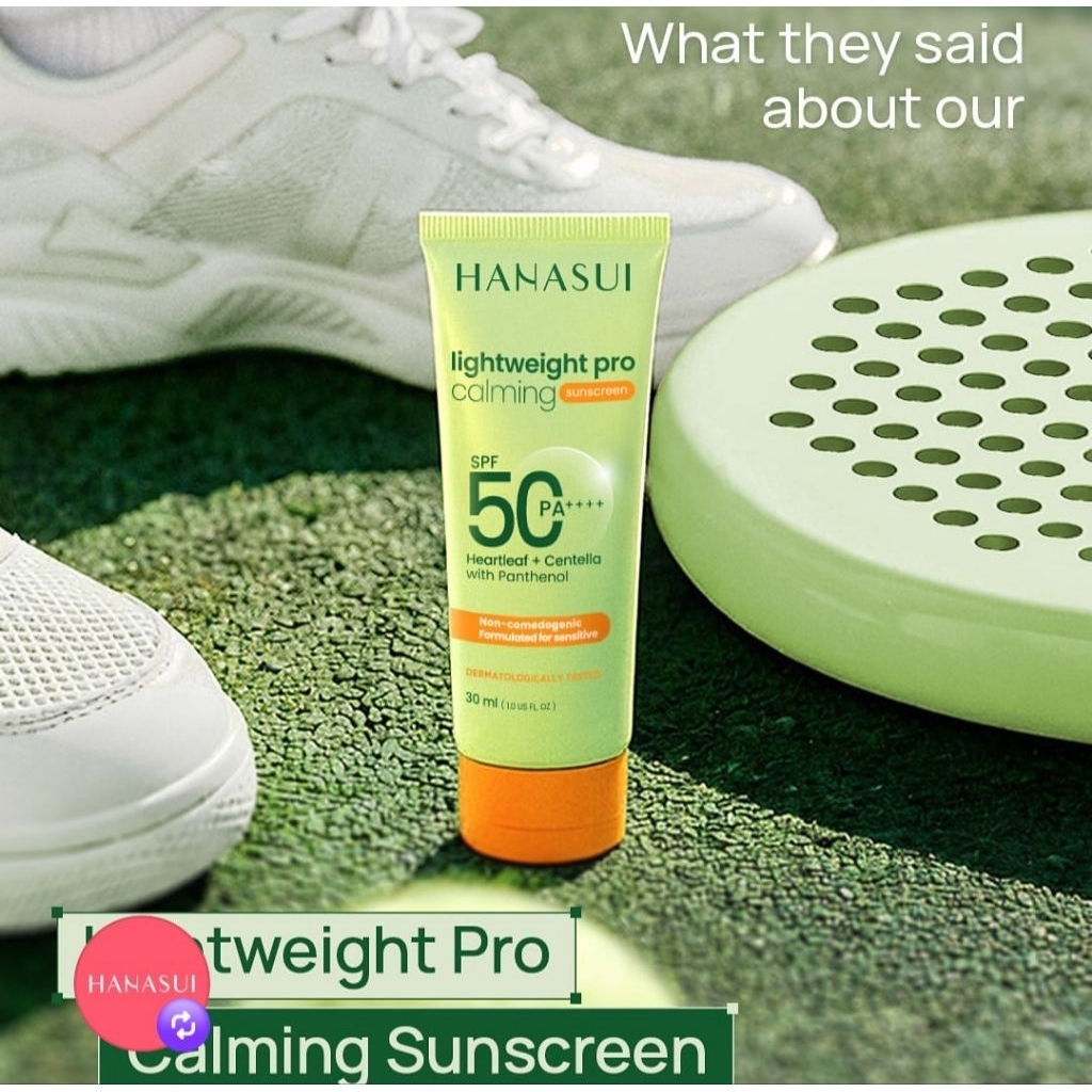 HANASUI LIGHTWEIGHT PRO CALMING SUNSCREEN SPF 50 PA+++/HANASUI SUNSCREEN SPF 50 PA+++