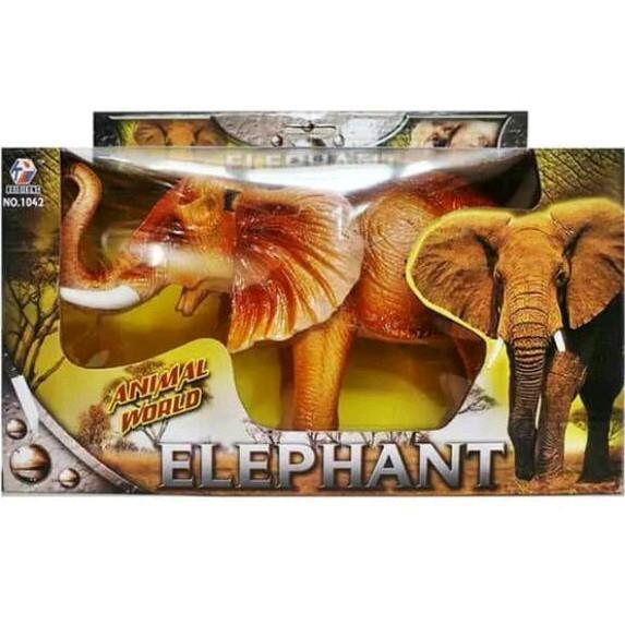 MAINAN ANAK GAJAH BATERAI ELEPHANT 1042 Besar Jumbo