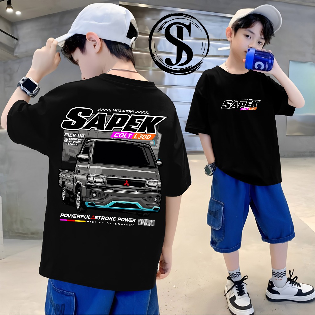 KAOS ANAK " PICKUP L300 " BAJU DRIVER | KOAS " SAPEK " VIRAL