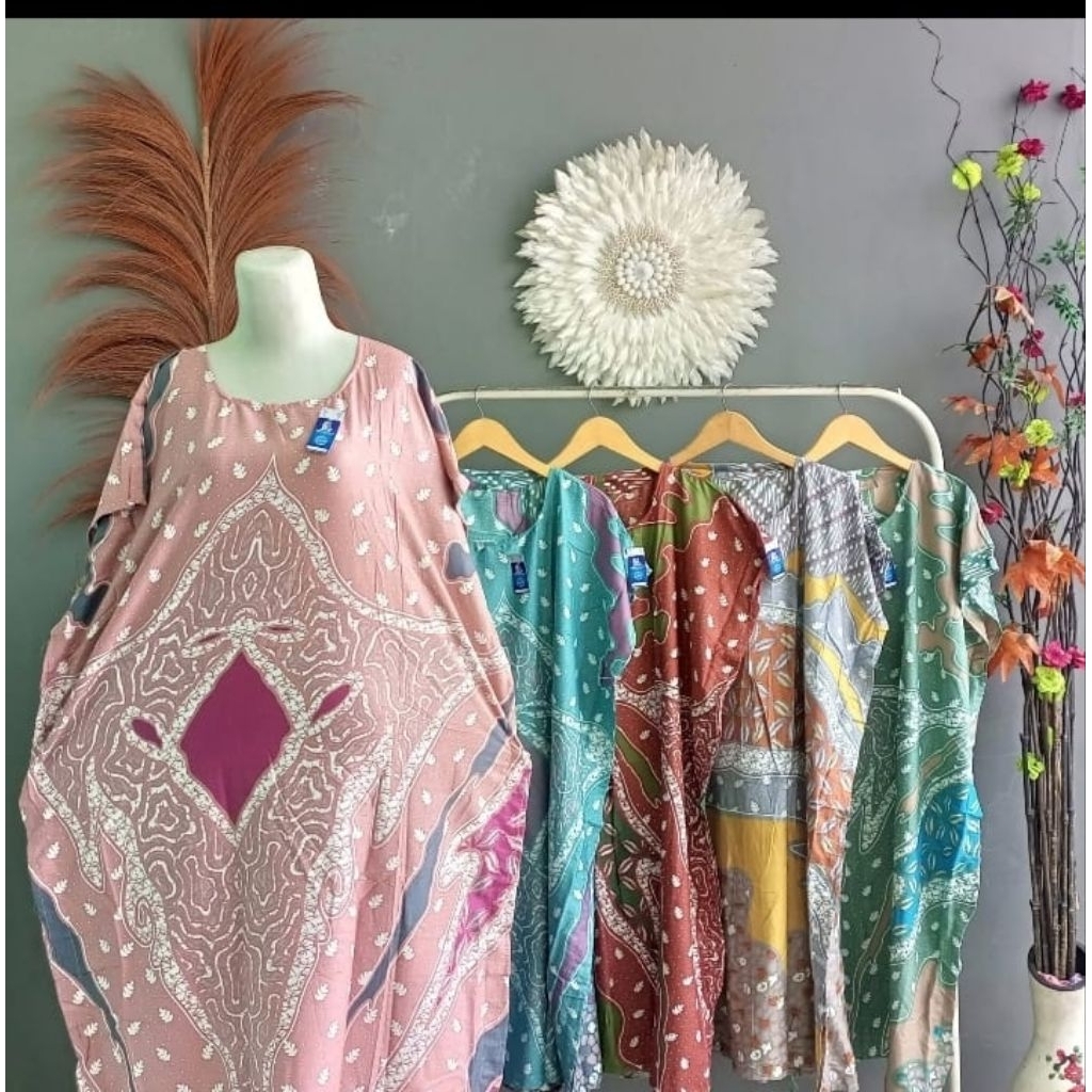 Daster jumbo model Kalong motif batik