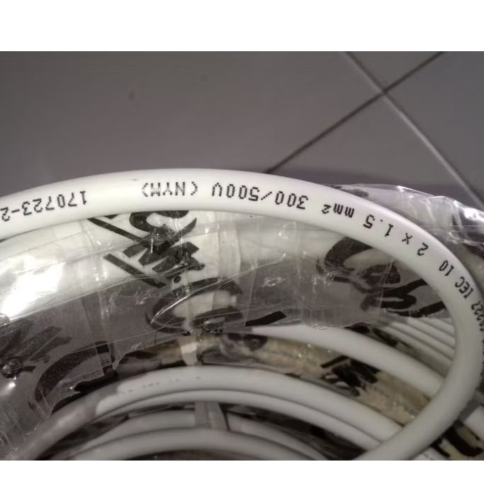 Kabel Nym 2x1,5 per meter