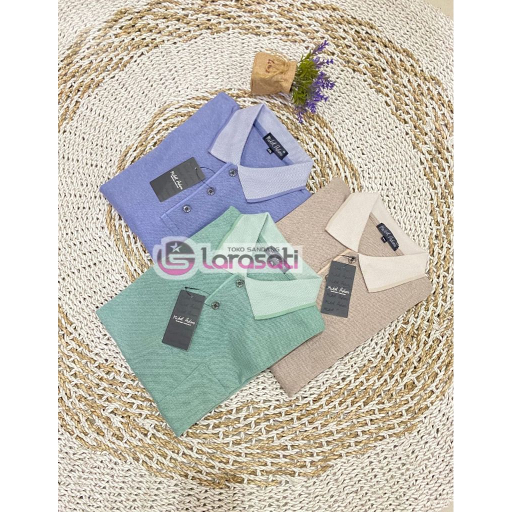 KAOS POLO MERK MIKEL ADAM POLOS PRIA TERBARU