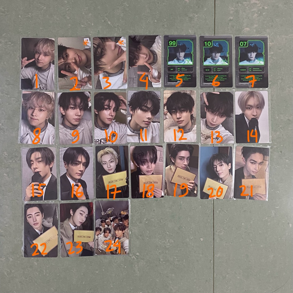 photocard pc official ENHYPEN desire unleash JUNGWON HEESEUNG JAKE JAY NI-KI SUNGHOON SUNOO