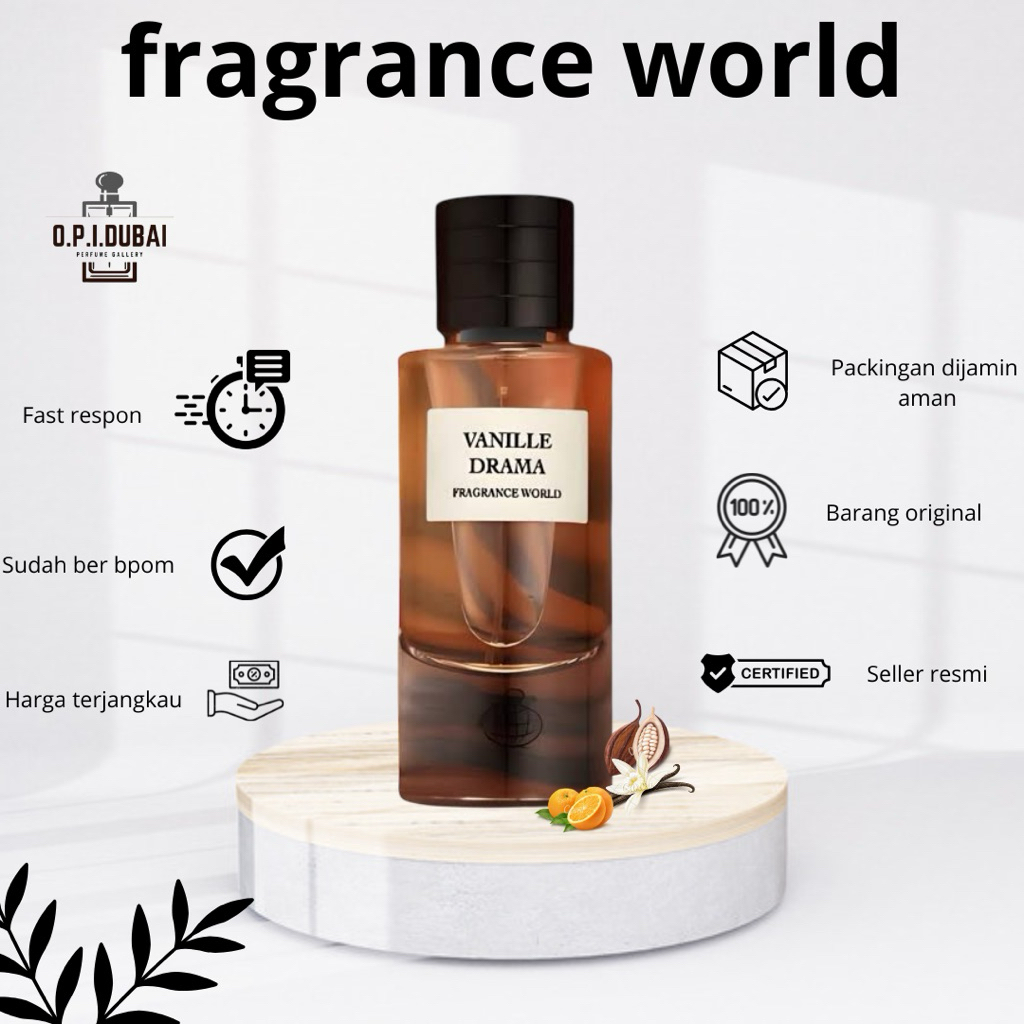 Fragrance world Vanille drama full edp