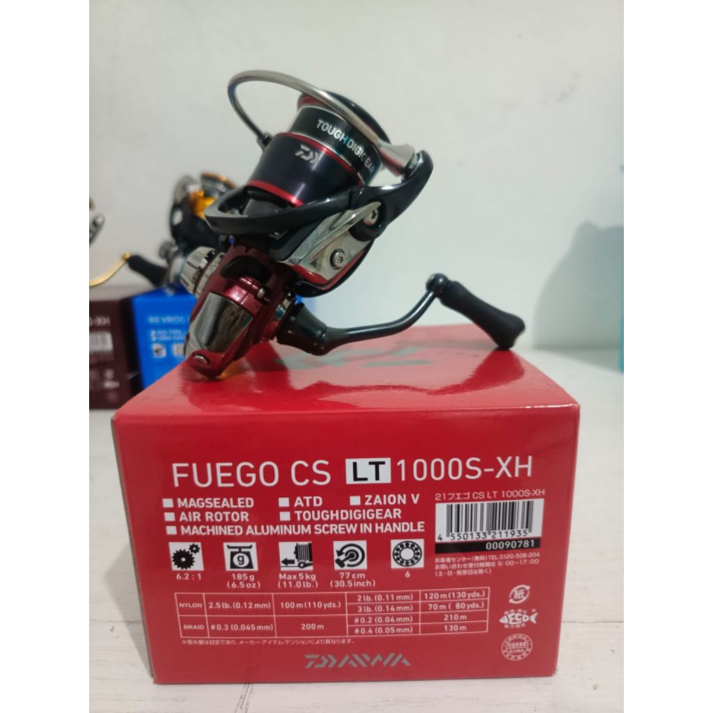 reel pancing daiwa Fuego ukuran 1000
