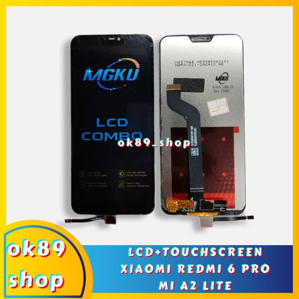 LCD+TOUCHSCREEN XIAOMI REDMI 6 PRO / MI A2 LITE - REDMI 6PRO BLACK