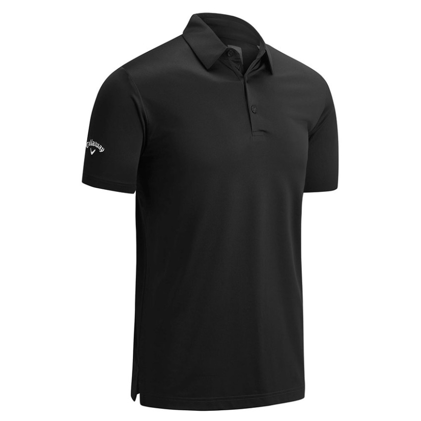 Callaway Swingtech Solid Golf Polo Shirt Caviar