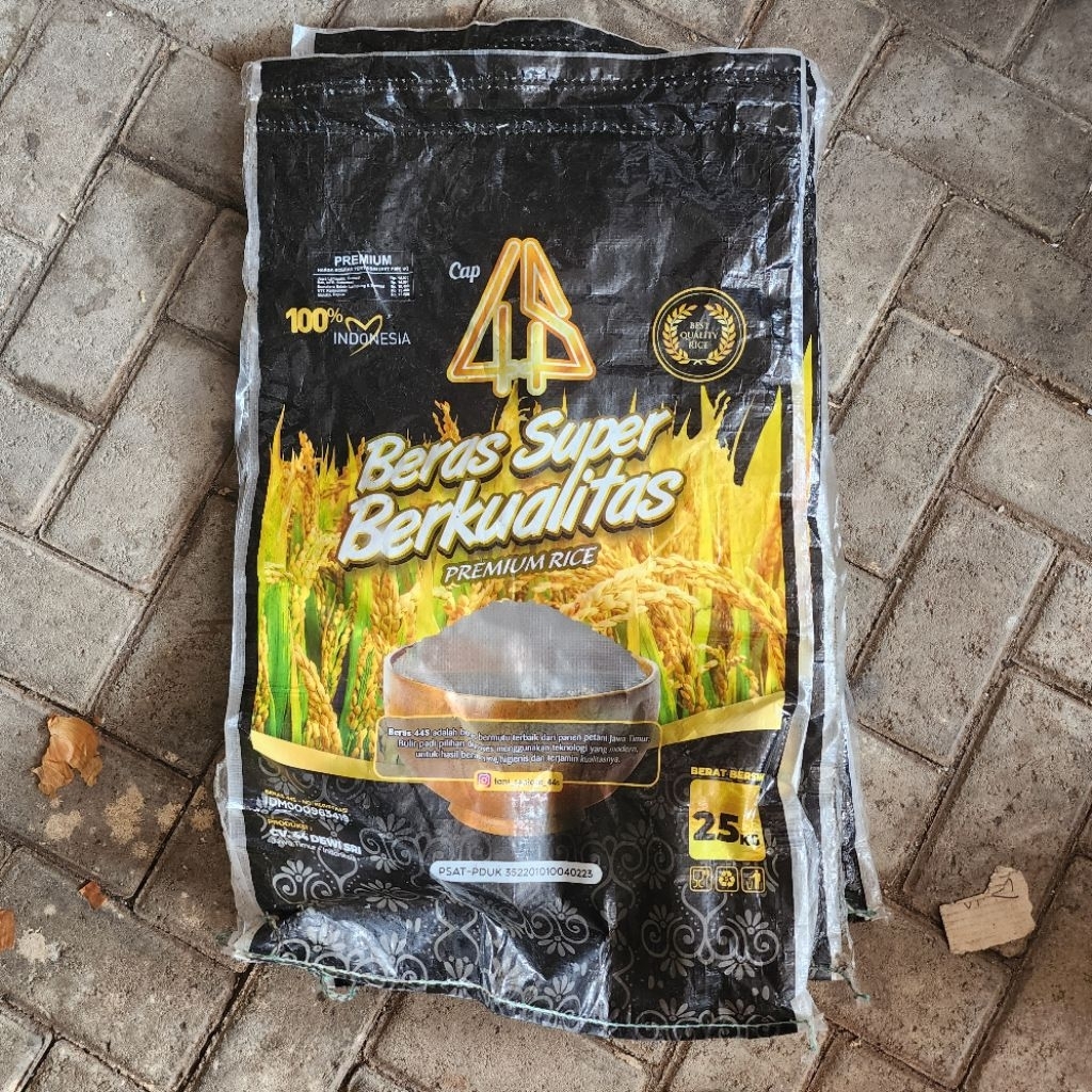 karung bekas beras 25 kg