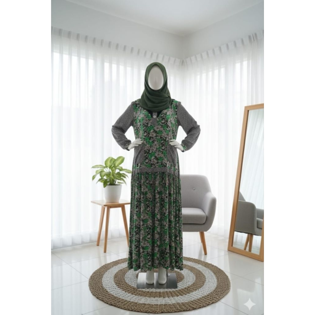 GAMIS WANITA DAILY RAYON ADEM NYAMAN DI PAKAI BUSUI FRIENDLY || DRESS DAILY EAZY STYLE