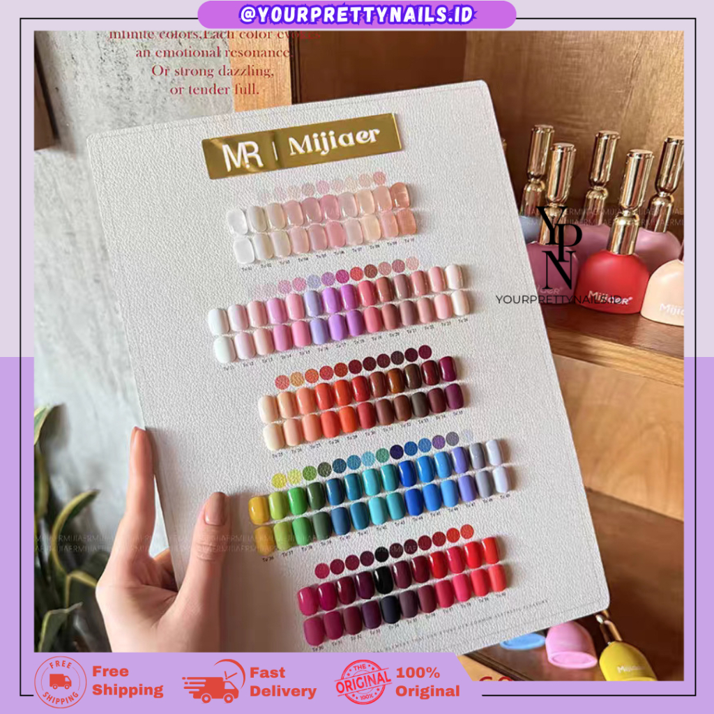 NEW Series Mijiaer 60 Colors 1 Set Gel Polish Free Display Nail UV Gel Polish
