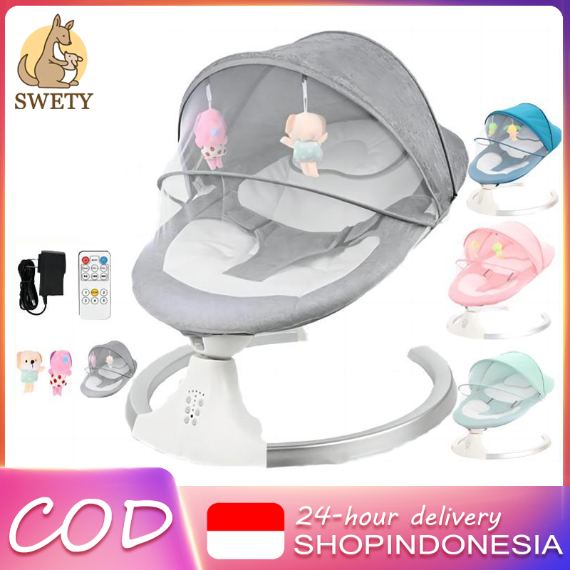 FLYBB Ayunan Bayi Otomatis Elektrik Baby Swing Automatic Baby Swing