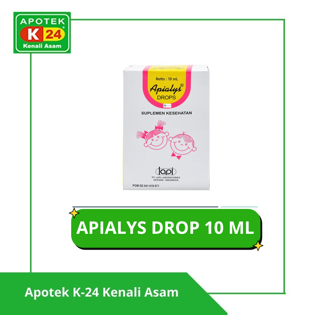 Apialys Drops 10 ml – Vitamin Anak Penambah Nafsu Makan & Suplemen Pertumbuhan