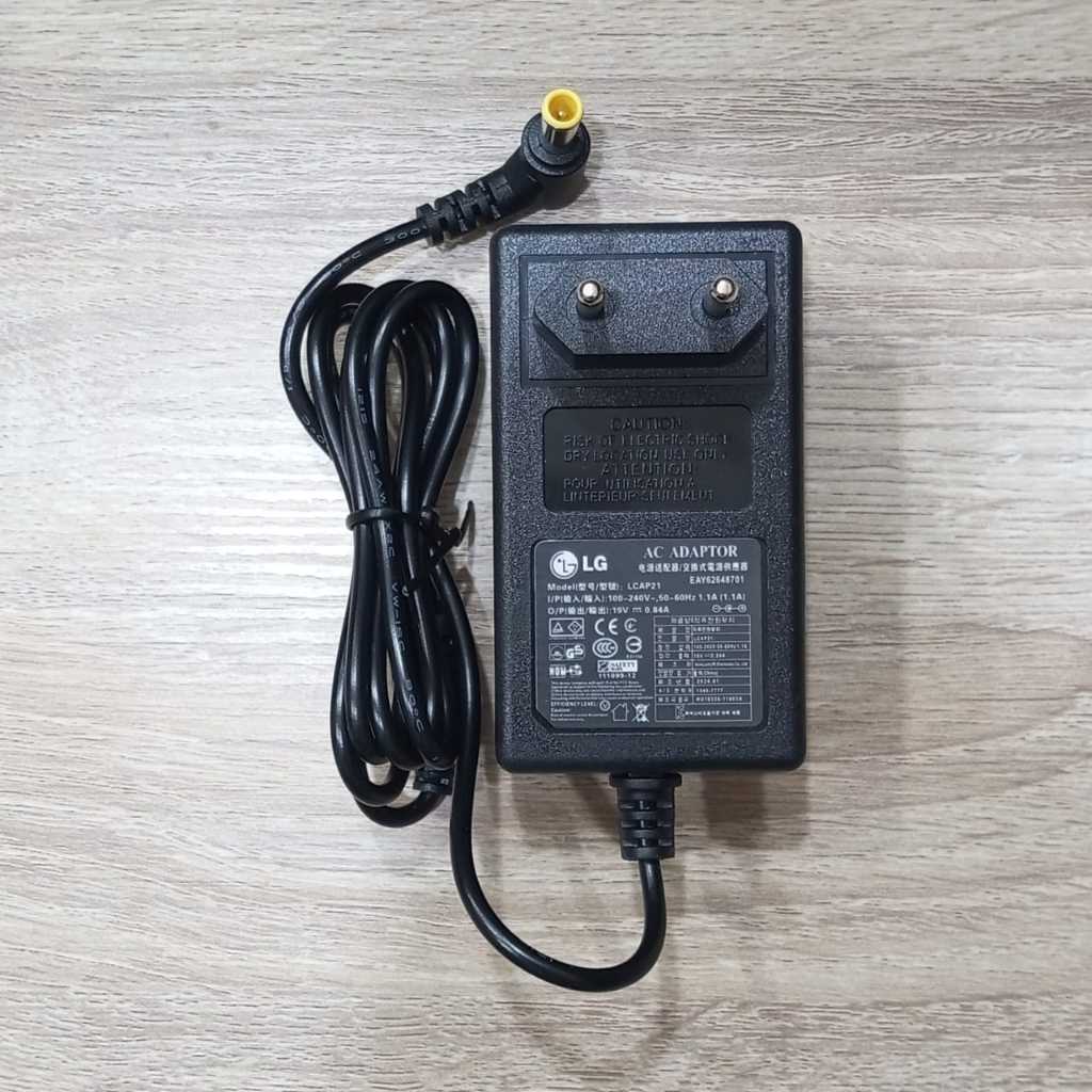 Adapter Adaptor Charger Laptop Monitor LG 19V - 0.84A