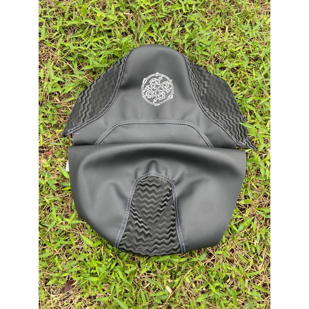 kulit jok motor motif arvi gelombang mix arvi - sarung jok motor motif gelombang abstrak mix arvi