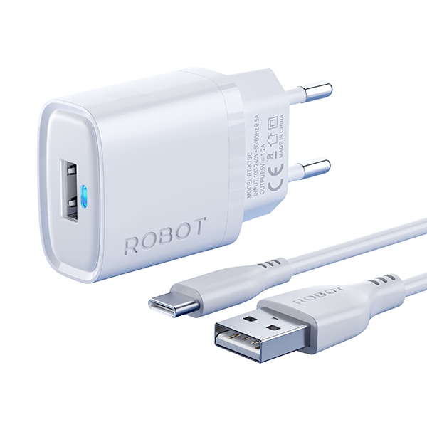 ROBOT RT-K7S || RT-K7SC || RT-K9S || RT-K9SC TRAVEL Charger USB 1A–2.4A + Kabel Micro / Type-C, Dual