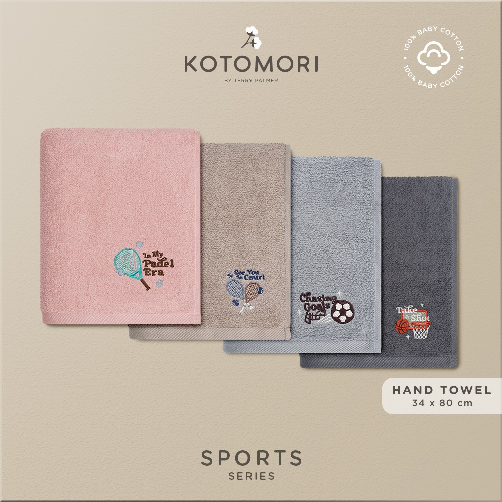 KOTOMORI Sports Series - Handuk Tangan Bayi dan Anak 34x80cm