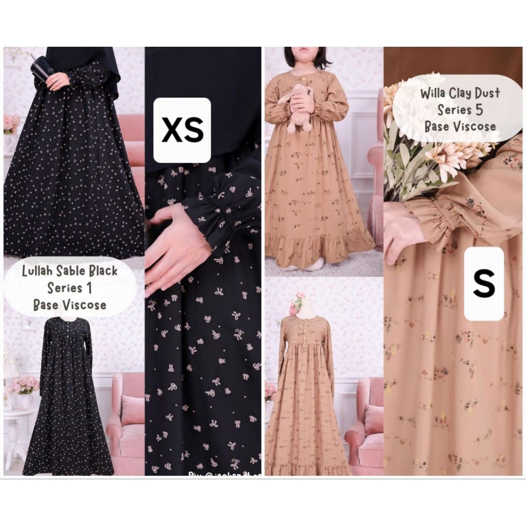 Ditsy Lulah Sable Black