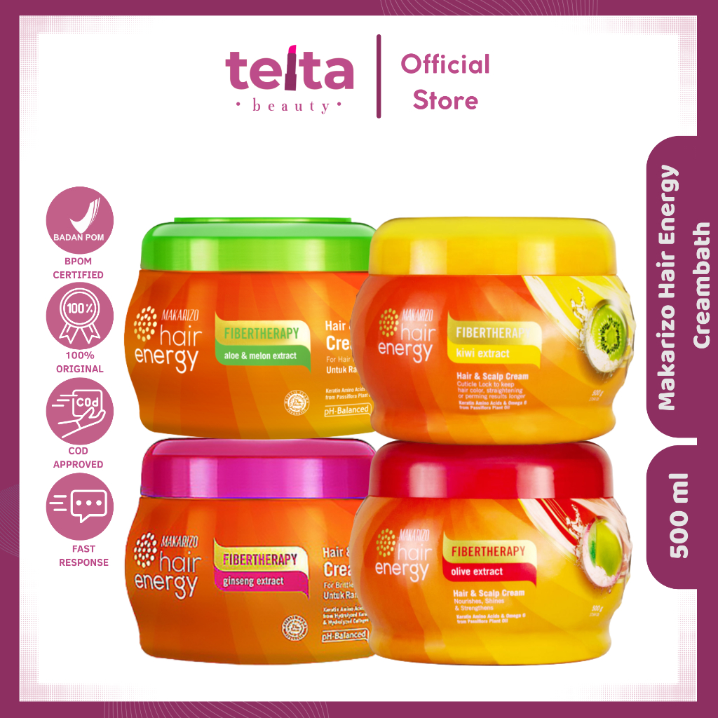 (original) CREAMBATH makarizo 500gr,MAKARIZO CREAMBATH 500gr,MAKARIZO HAIR ENERGY CREAMBATH, CREAMBA