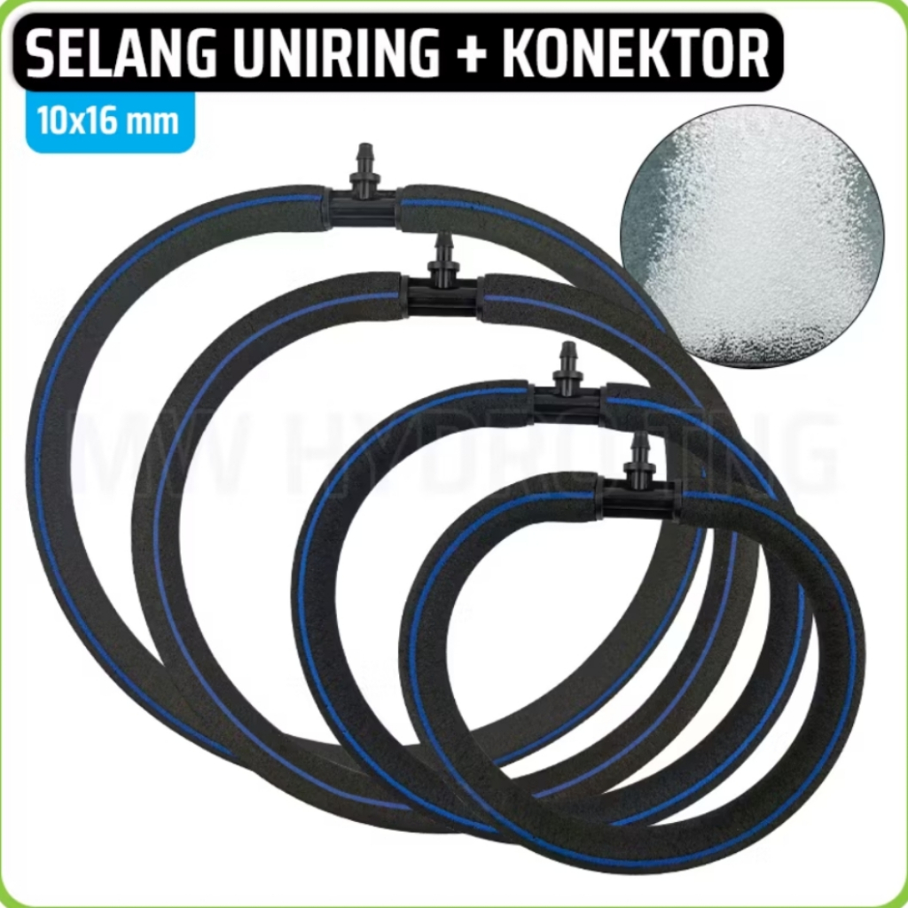 Paket Selang Aerasi Uniring dengan Konektor / Uniring Aerator