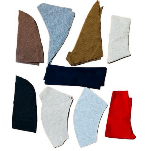 KAIN MAJUN PERCA WARNA BAHAN KAOS KILOAN UKURAN KECIL ( Bj-w )