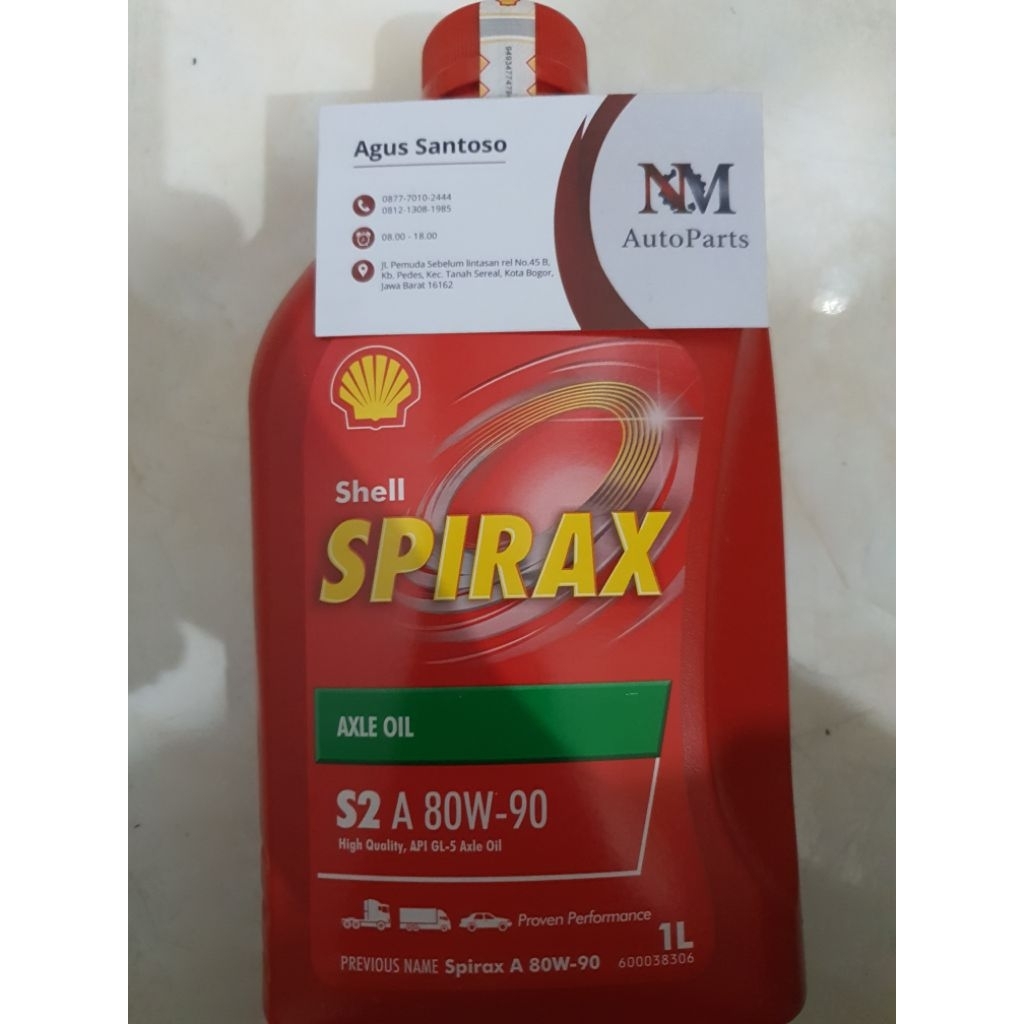 SHELL SPIRAX S2 A 80W-90 1L