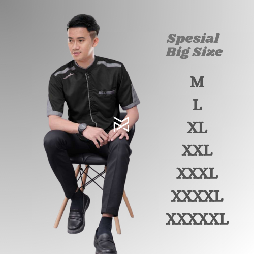 Baju Koko Pria Jumbo Adem Motif Yusinsin || Baju Koko Pria Jumbo Adem Motif Al Zain