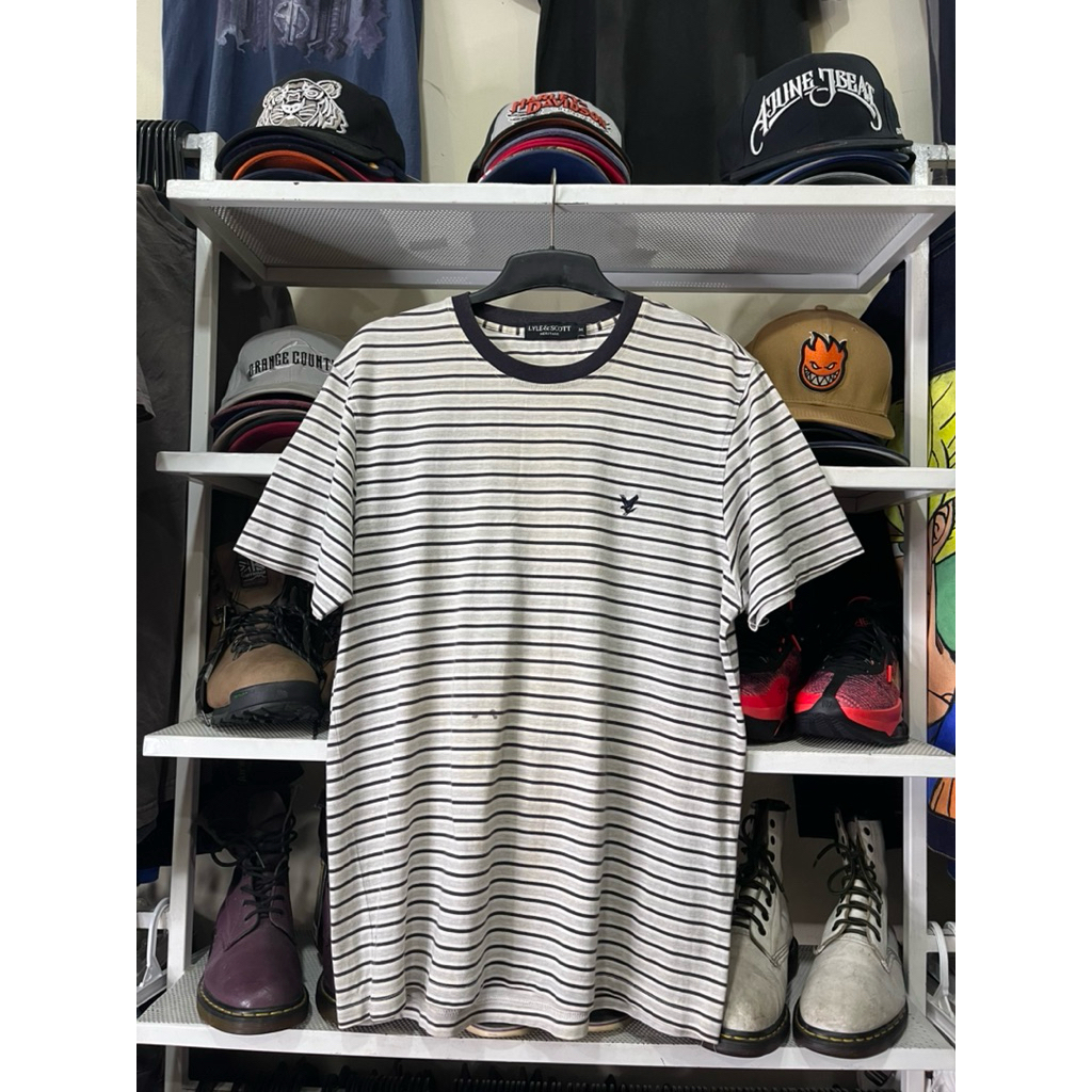 Lyle And Scott Half Breton Stripe Jumper