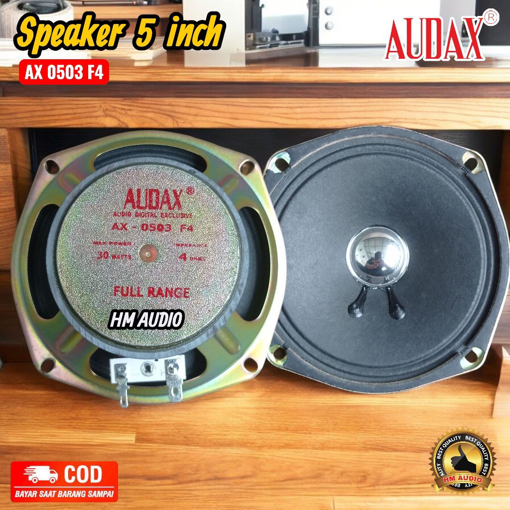Speaker 5 inch Audax AX 0503 F4 Full Range Original