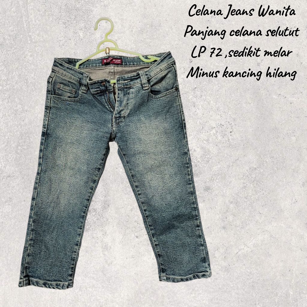 PRELOVED/SECOND/CELANA/JEANS/ROK/PENDEK/WANITA