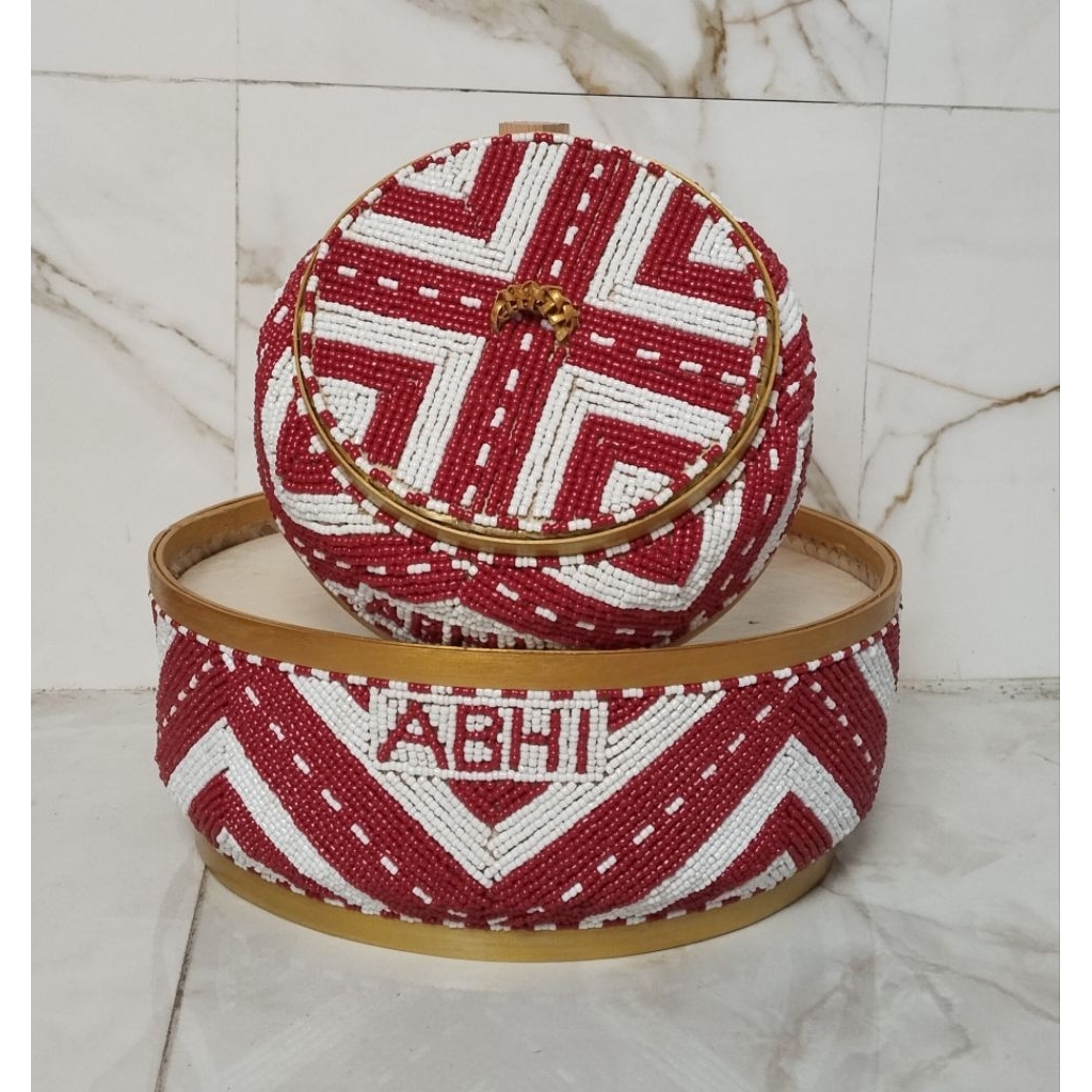 BOKOR FULL PAYET SULTAN MAROON+PUTIH