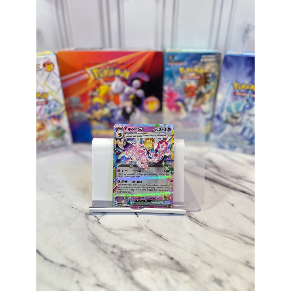 Espeon EX RR 063/187 TCG Pokemon Terastal Festival Indonesia