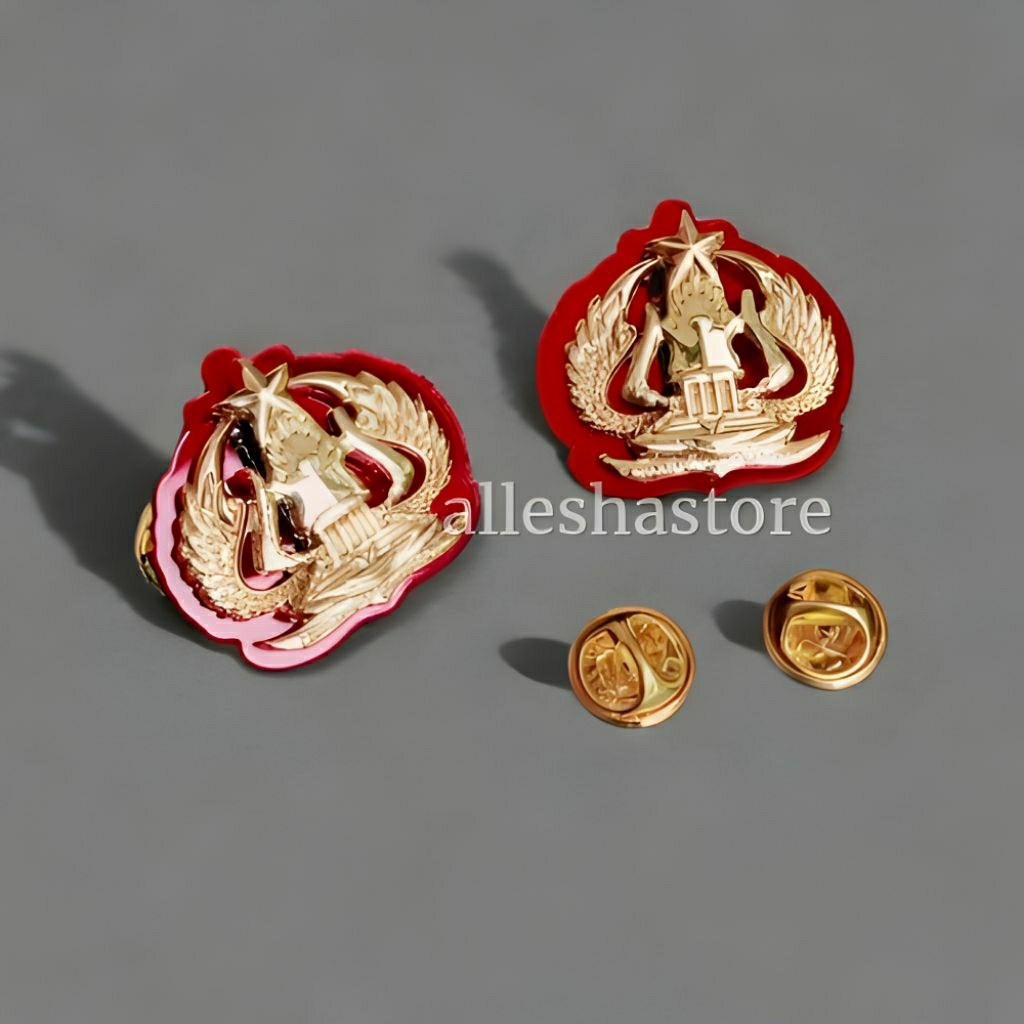 PIN PTIK polri polisi brevet PTIK akrilik merah