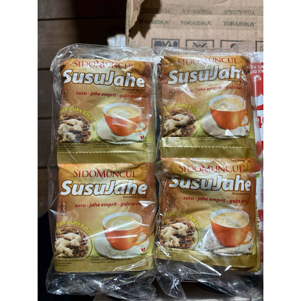 Susu Jahe Sidomuncul (1 Renceng = 10 Sachet)