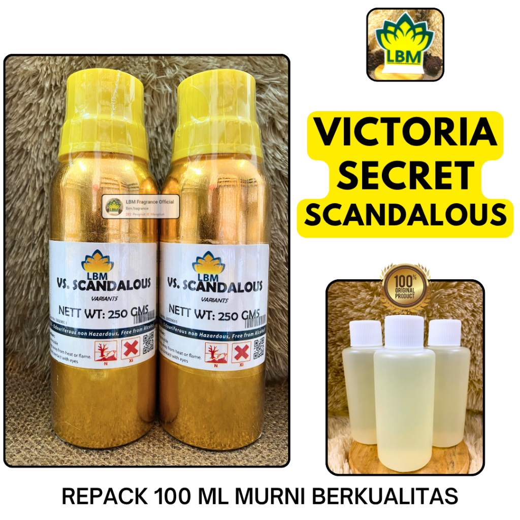 Bibit Parfum LBM - VICTORIA SCANDALOUS Murni 100 ML Berkualitas LBM Fragrance