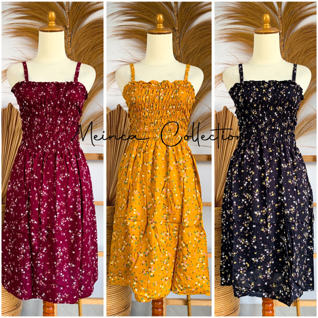 DRESS KERUT TALI SATU PENDEK