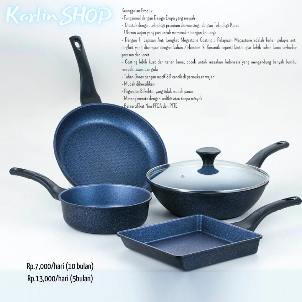 wajan anti lengket set