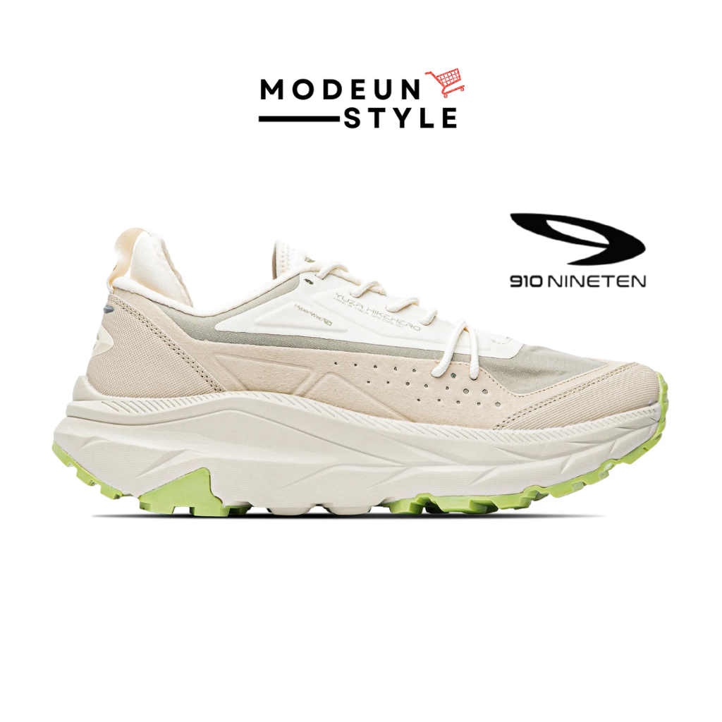 910 Nineten Sepatu Hiking / Gunung - YUZA HIKEHERO LOW WHITE/WARM GREY