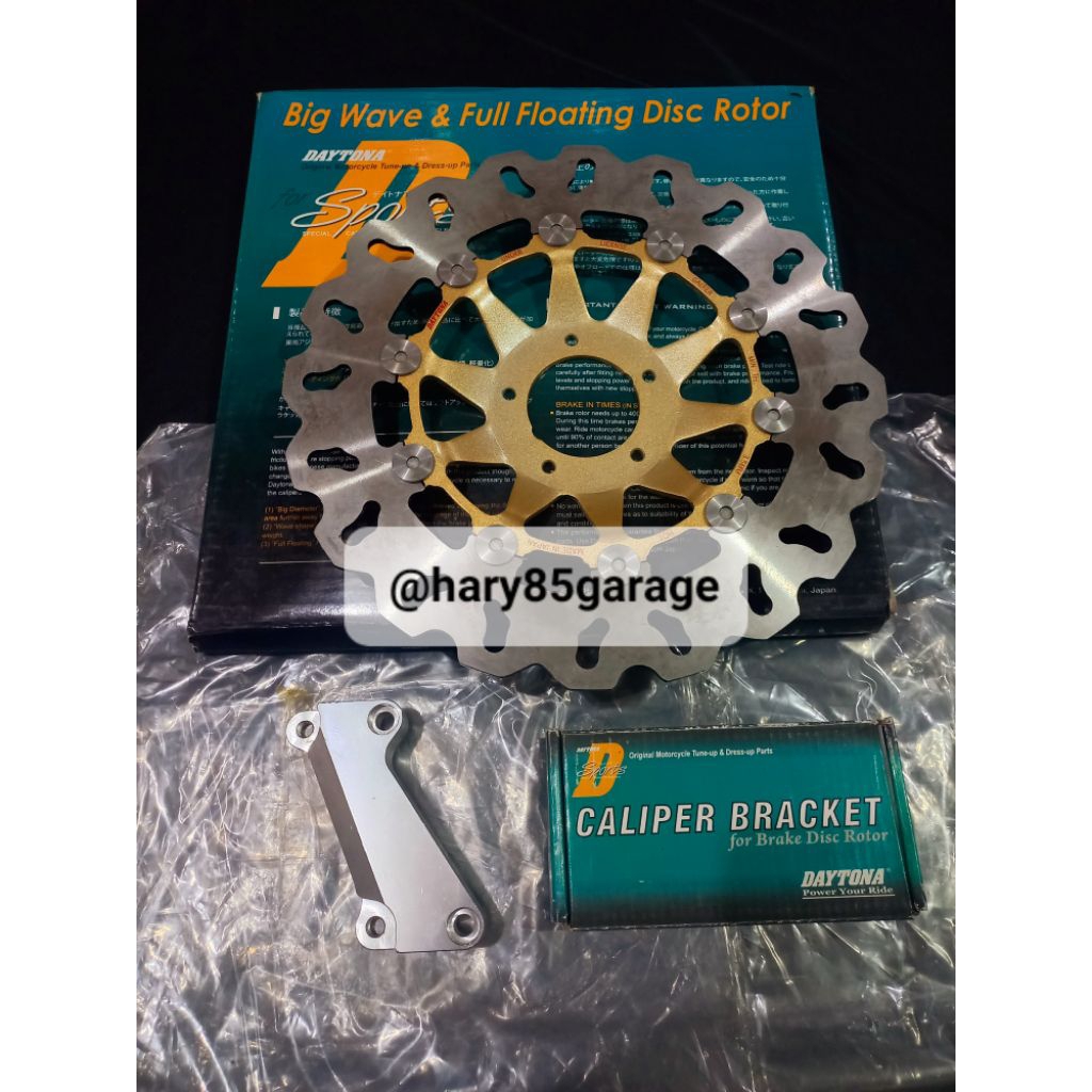 DISC ROTOR CAKRAM DAYTONA FLOATING 300MM HONDA SUPRA/SONIC125 DASHORIGINAL